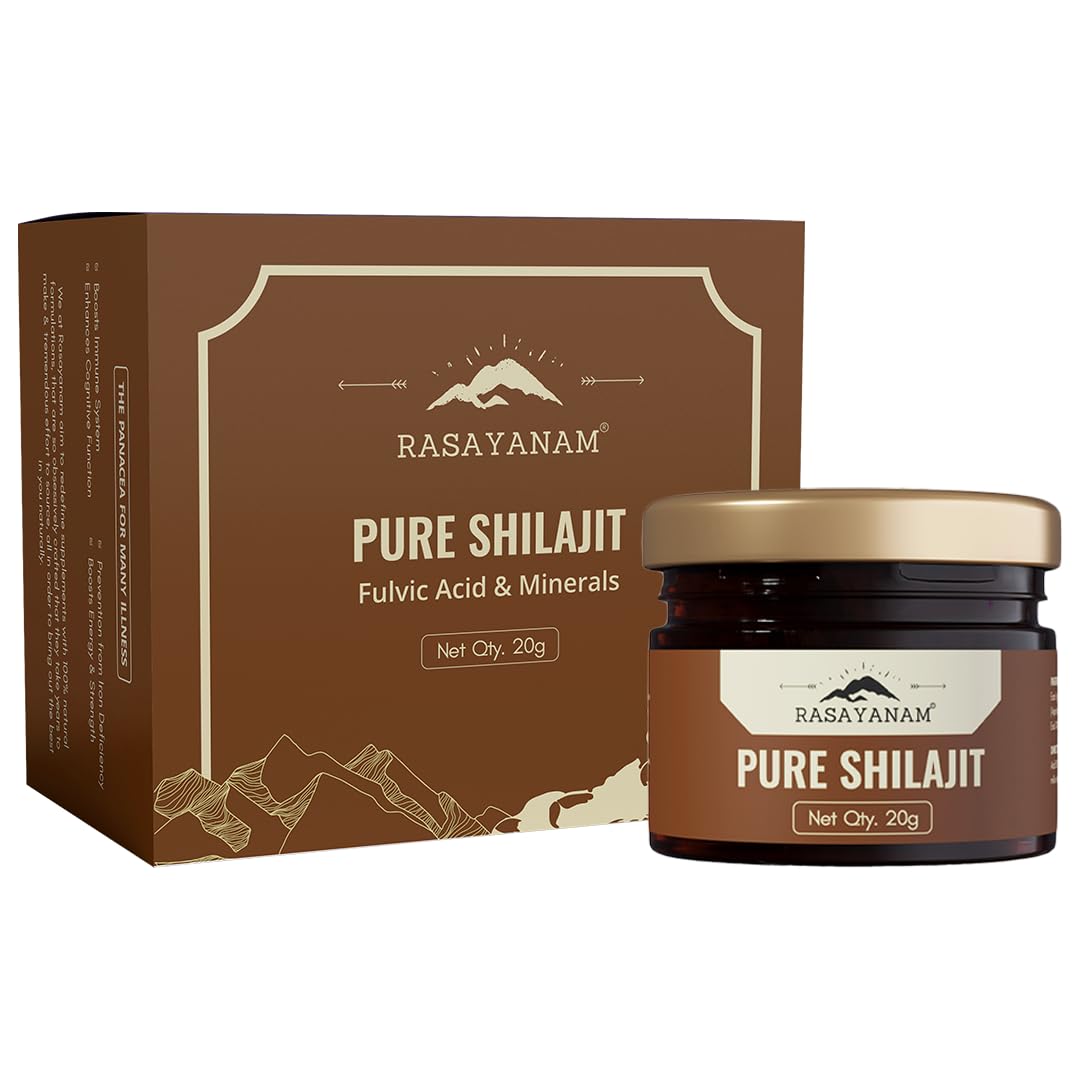Pure Himalayan Shilajit/Shilajeet Resin 20g | From Gilgit Mountains | d for Safety