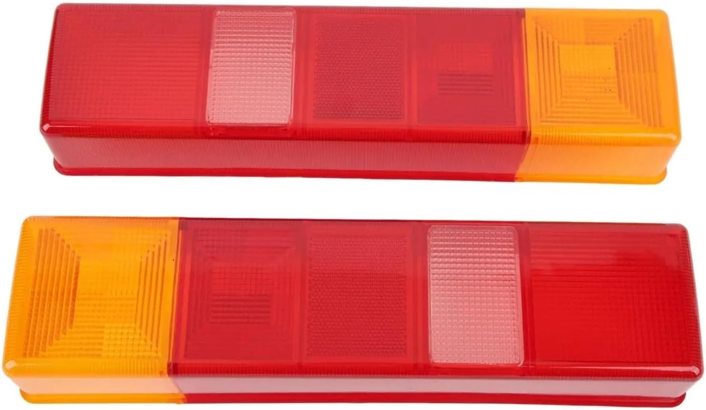 2PCS Rear Light Lens Left Right BP17 1547 Tail Lamp Cover Replacement Compatible For Ford transit MK3 MK4 MK5 MK6