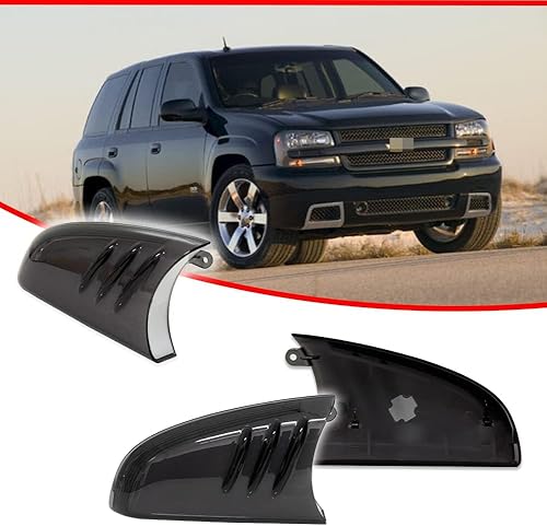 Miniatura 3 de Para Buick Rainier 2004-2007, Chevrolet Trailblazer GMC Envoy 2002-2009 y Oldsmobile Bravada 2002-2004 Lente ahumada Espejo lateral Luces