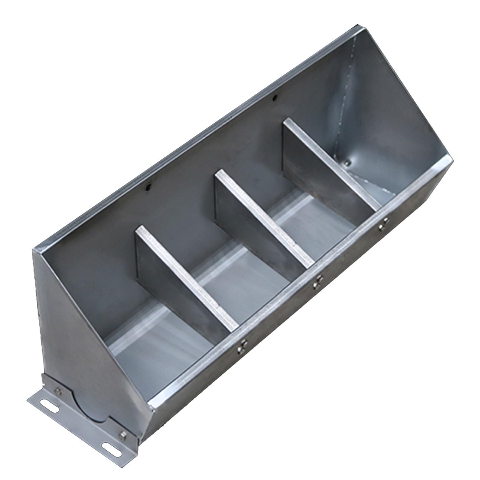 Comedero para ganado, acero inoxidable, doble cara, gran capacidad para una alimentación eficiente al aire libre de cabras, ovejas, caballos, ganado vacuno y alpacas