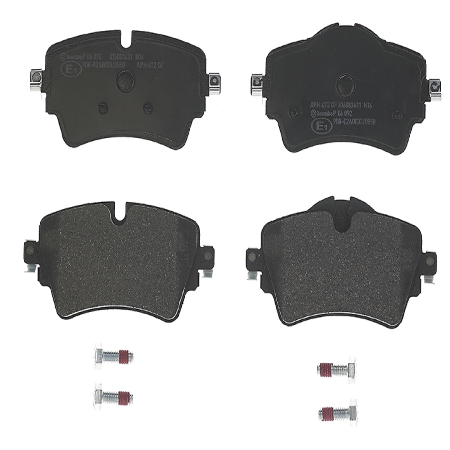 Brembo P 06 092 - Pastiglia Freno - Anteriore | Compatibile con: BMW 2 Active Tourer, 2 Gran Tourer, X2, MINI MINI, MINI, Cabriolet, CLUBMAN, COUNTRYMAN