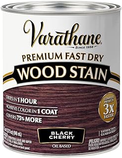 Varathane Premium Fast Dry Wood Stain, Quart, Black Cherry