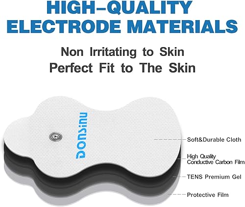 Miniatura 3 de 10 almohadillas de repuesto duraderas compatibles con Omron Tens, 5 pares de almohadillas de electroterapia de repuesto