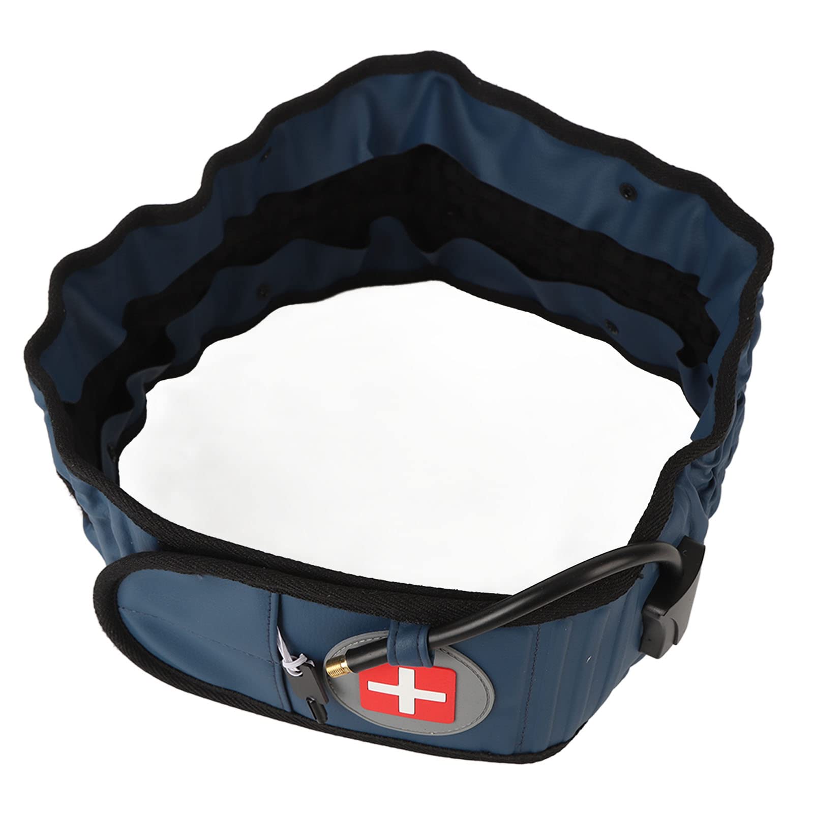 Bewinner Cinturón Trasero de Descompresión, Alivio Inflable del Cinturón de Descompresión de Tracción Trasera del Dolor, Dispositivo de Tracción Lumbar para Hombres y Mujeres con Bomba