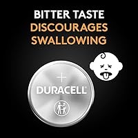 Vista 2 de Duracell - Batería de moneda de litio 2032 de 3V - con revestimiento amargo - 24