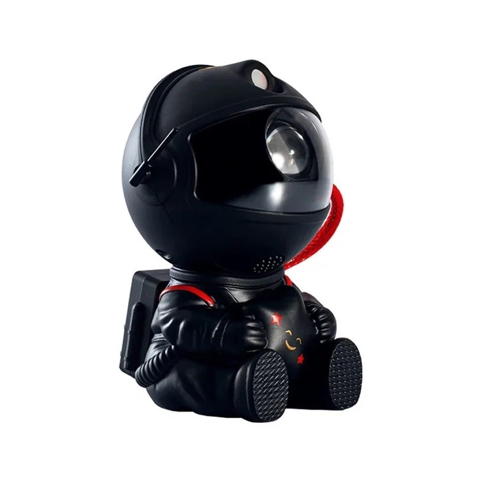 TRDEWR Astronaut Galaxy Starry Sky Projector Spaceman LED Night Light Bedroom Decorative Projection Lights Holiday Party Children Gifts Create an Atmosphere(Black Star)
