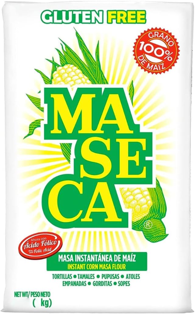 Maseca. White Corn Flour 1Kg (Masa Harina) - Imported Mexican Product