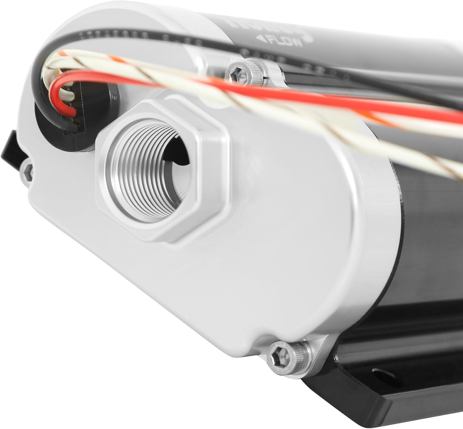 Holley 12-1200-2 130 GPH Dominator In-Line Billet Fuel Pump (Dual Inlet)