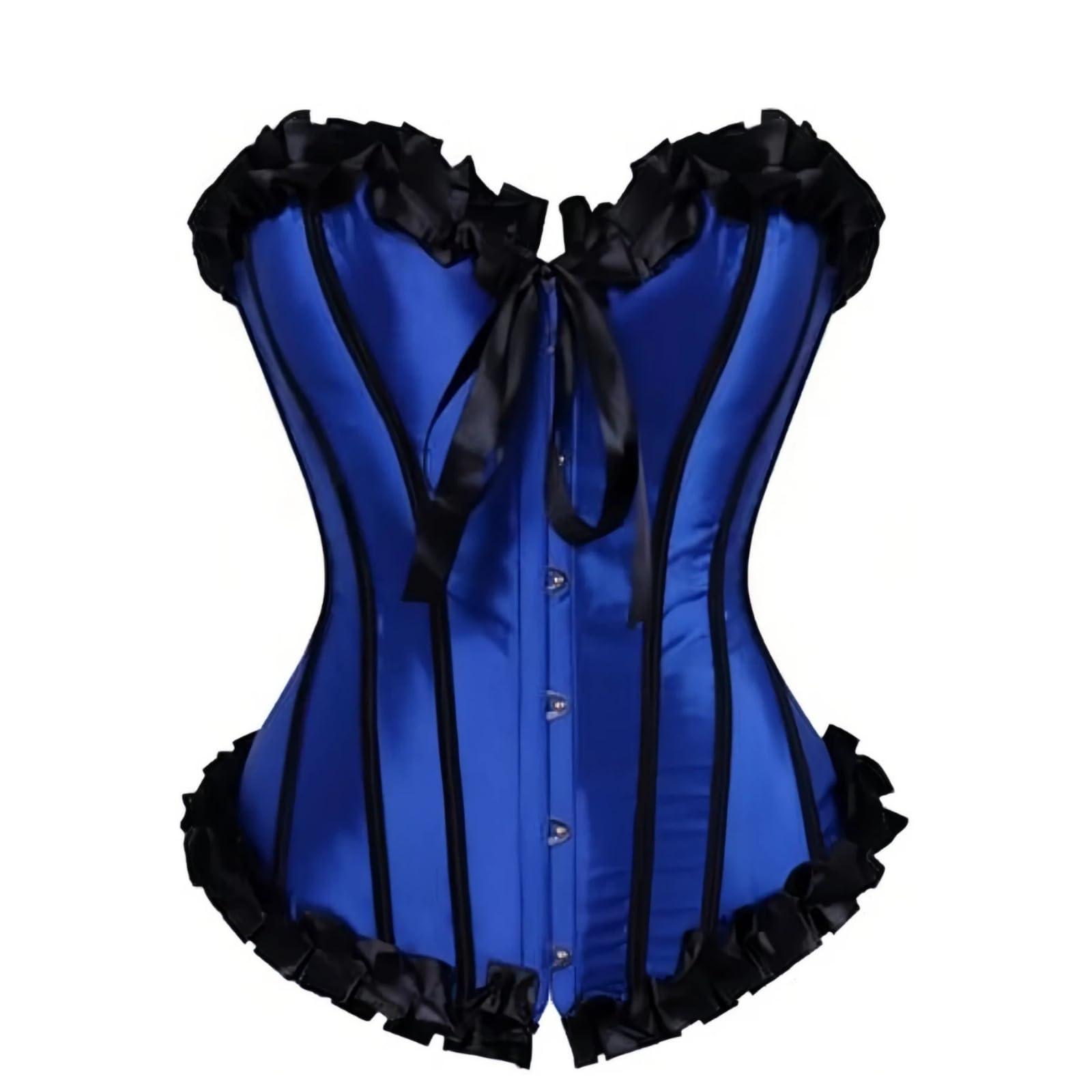 Damski gorset z pełnym biustem, regulowany, gotycki vintage steampunk, gorset overbustier, elegancka bielizna modelująca, strój na Halloween