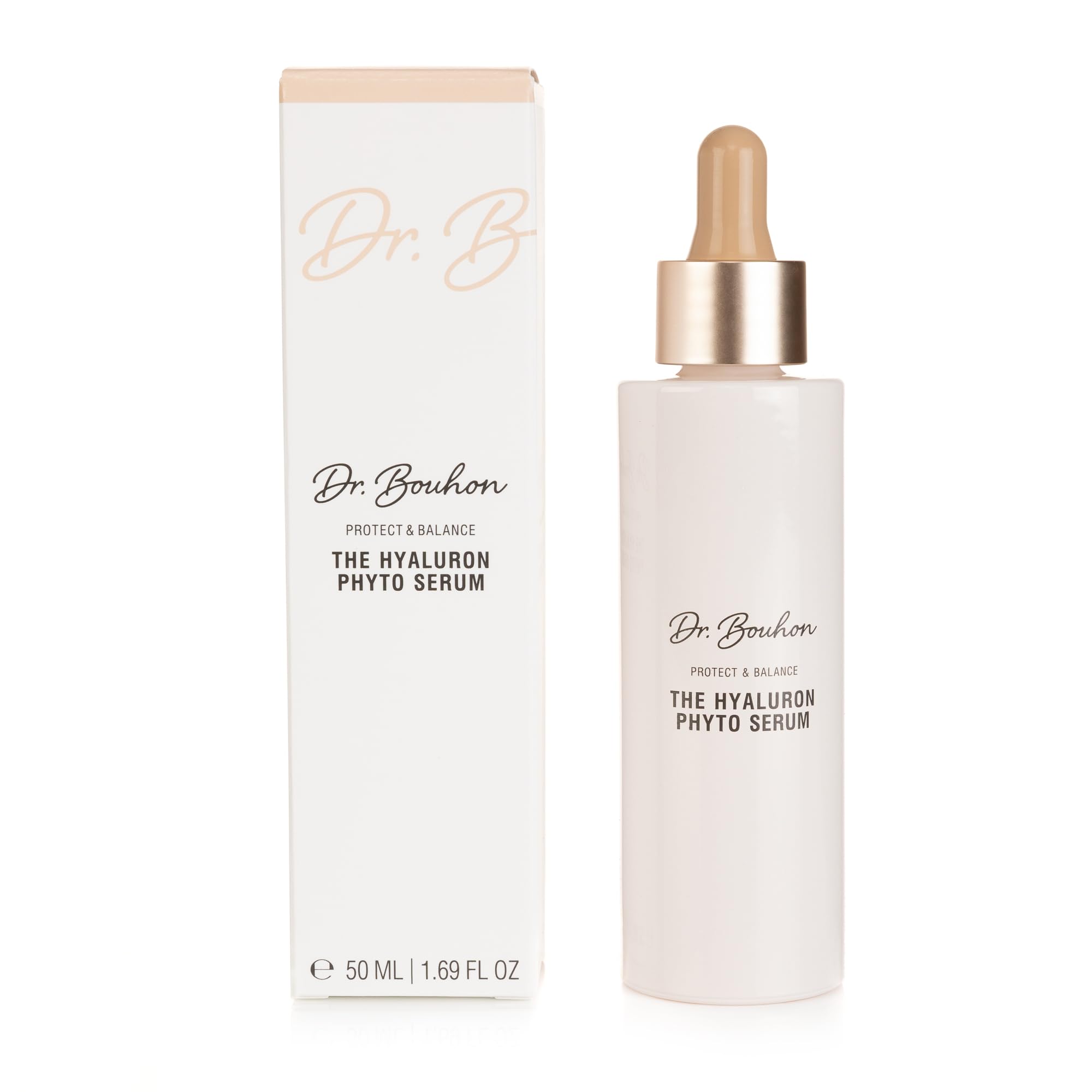 El suero Hyaluron Phyto Serum (50 ml) - Serum facial con ácido hialurónico de 4 capas, fitoestrógenos y zinc PCA - reafirmante, regenerador y antioxidante - vegano y dermatológicamente