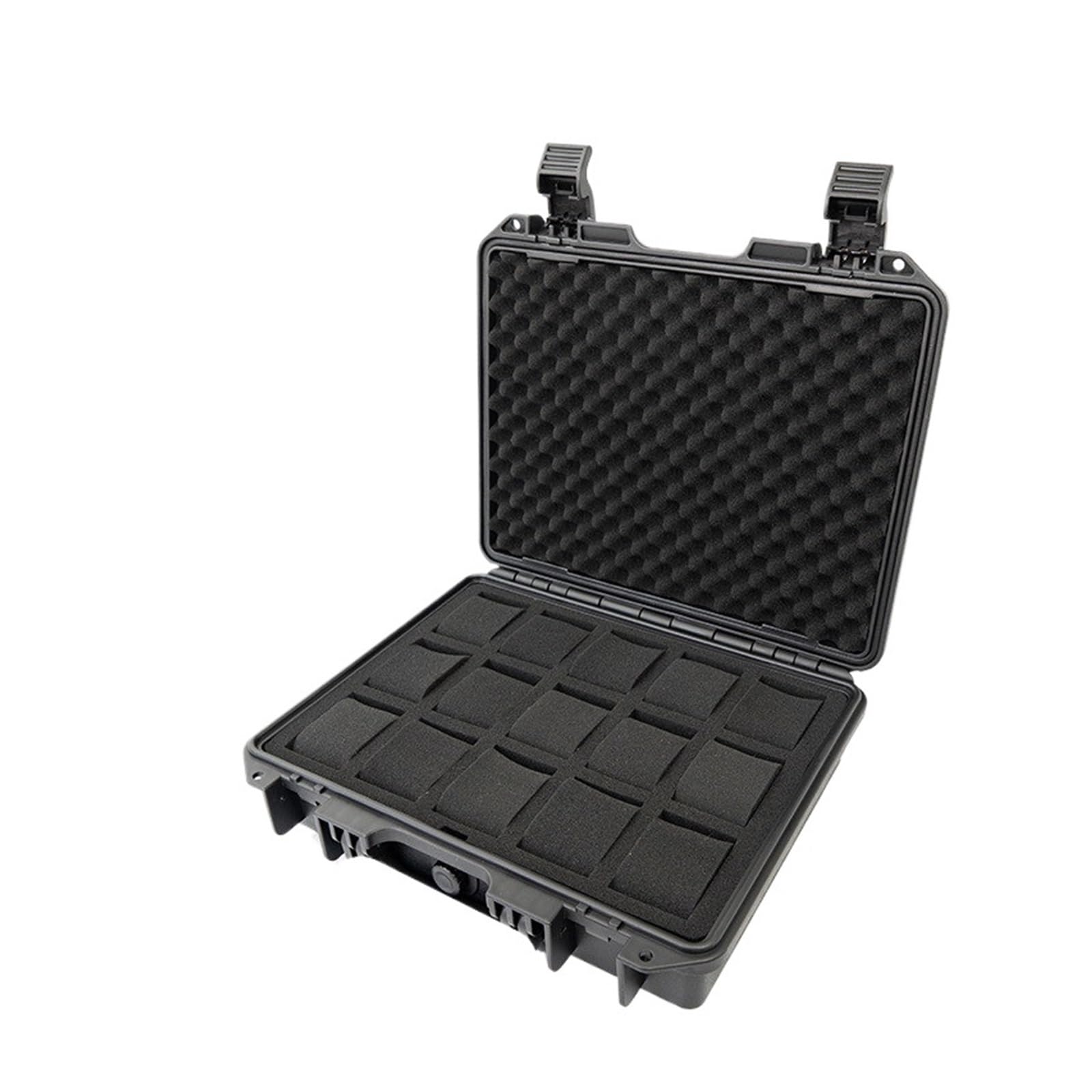 GHHZML Watch Box 15 Slot Plastic Watch Case Potable Storage Boxes Organizer Waterproof Hard Carry Watches Tool Box Display Cabinet Bag