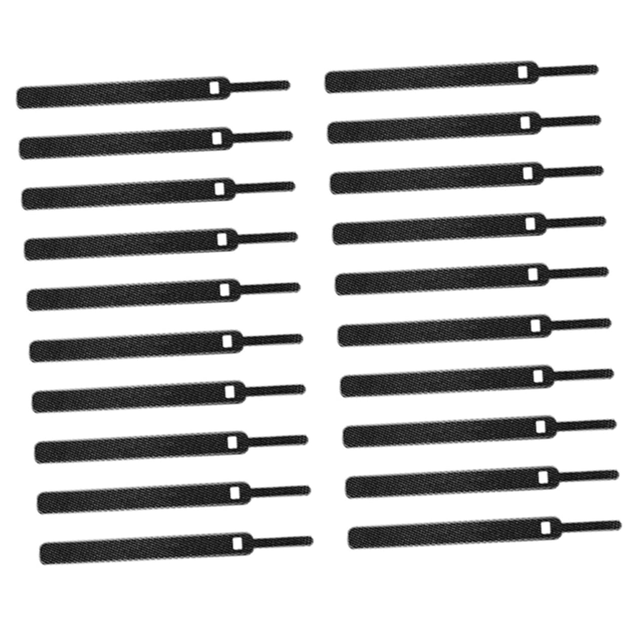 40Pcs Nylon Cable Ties Wire Management Straps Cord Wraps for Home Office Gardening and Travel Reusable Adjustable Fasteners