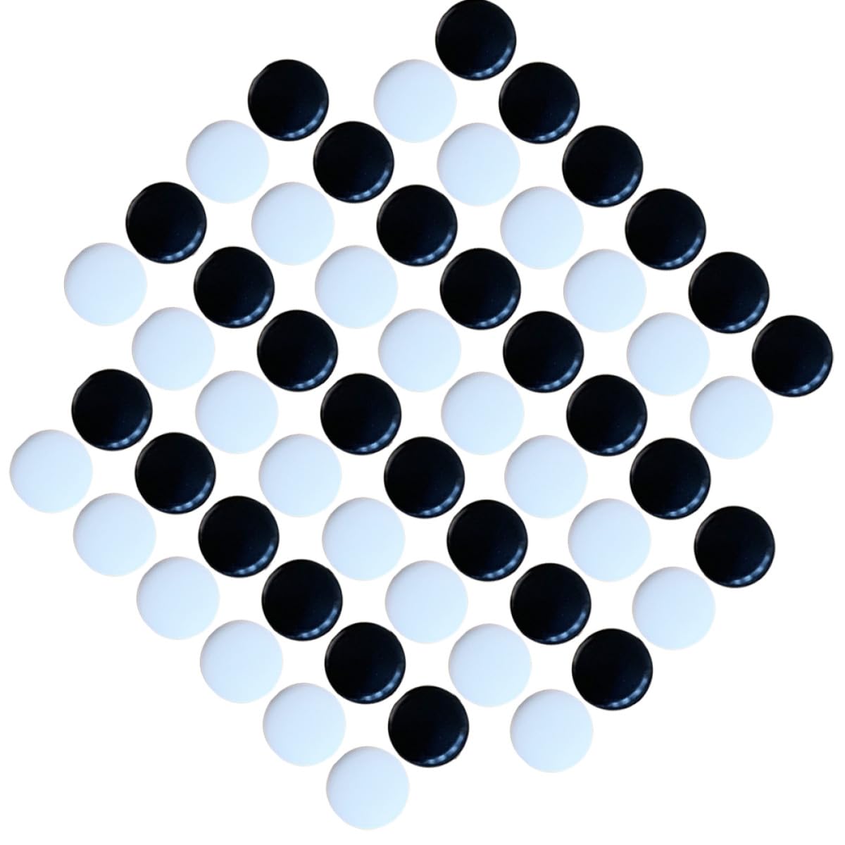 Set 360 Pezzi Giochi di Go in Pietra Resistente, Superficie Liscia e Lucidata, Accessori per Giochi da Tavolo e Scuola di Scacchi, Adatto a Esercizio Mentale e Regali Educativi