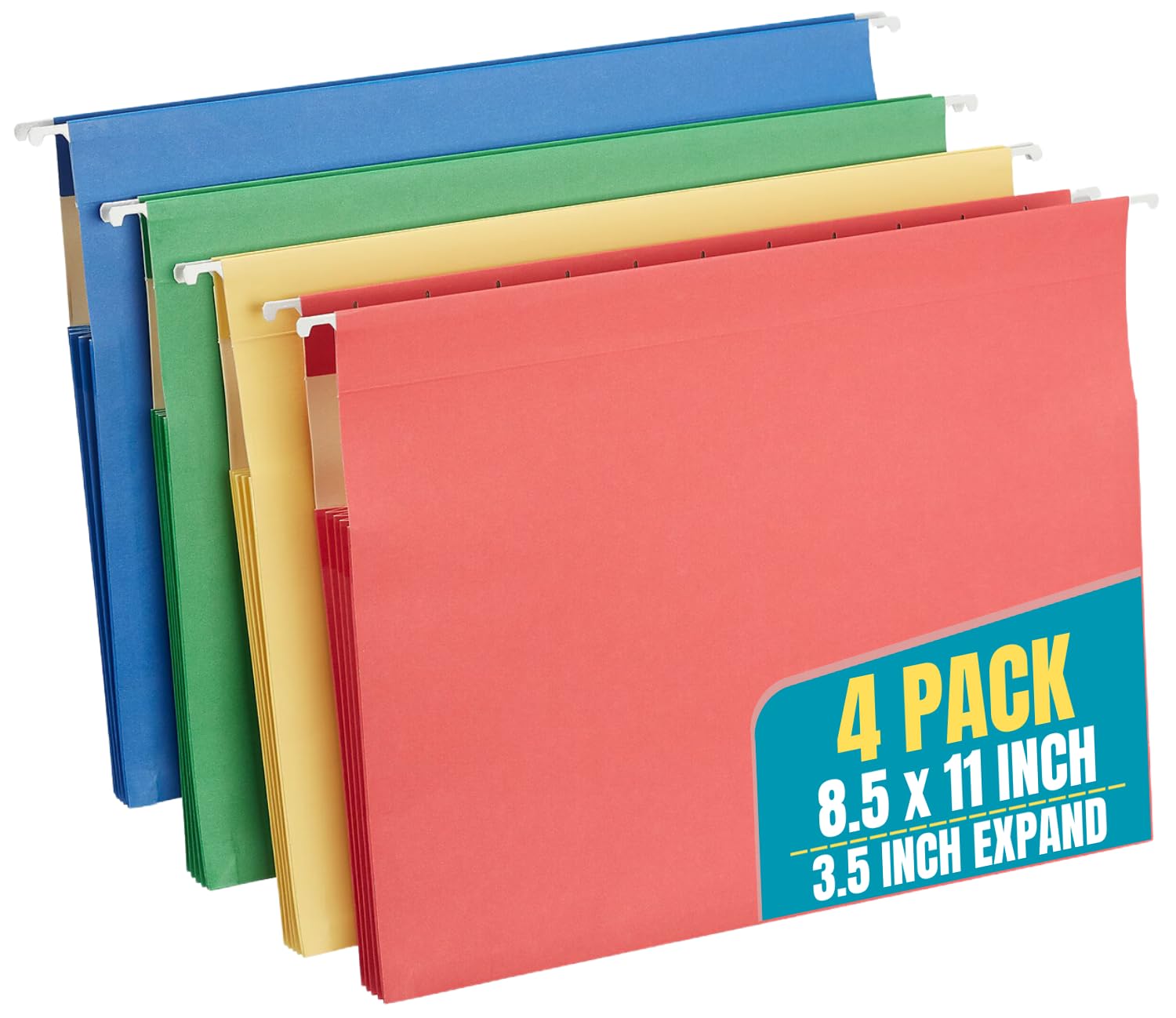 MyOfficeInnovations Assorted Color Expandable Hanging File Jackets