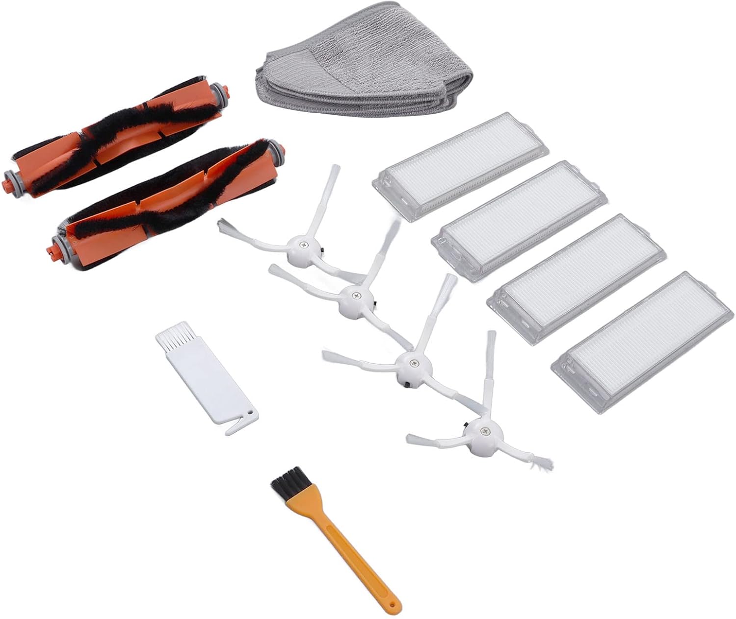 GLOGLOW Replacement Filter Mop Brush Kit for Vacuum Cleaner, Spare Parts for Easy Installation and Long-Lasting Performance, Vacuum Accessories for Home and Office Cleaning