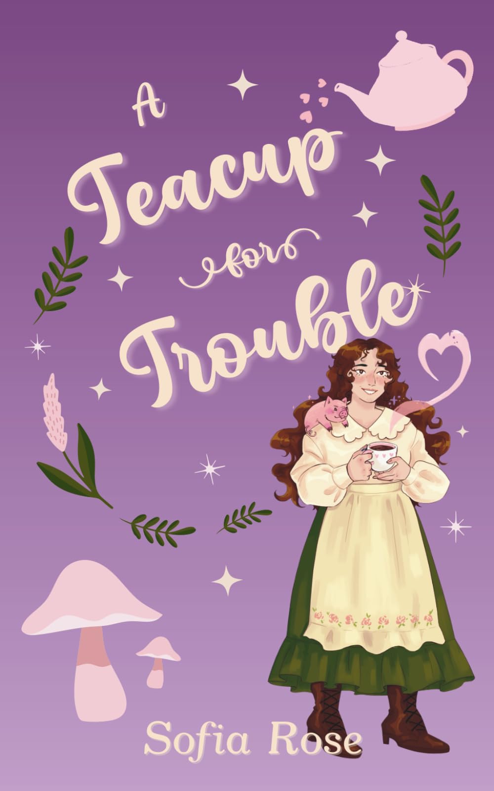 A Teacup for Trouble: A Spicy Cozy Fantasy Romance: 1 (Whimsywood Tales: Standalone Spicy Cozy Fantasy Romances)