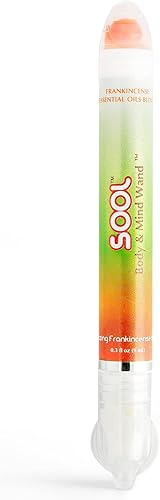 SOOL Varitas de masaje de aromaterapia con aceite esencial, hierbas, portátiles, curativas naturales para aliviar dolores, dolores, músculos, con