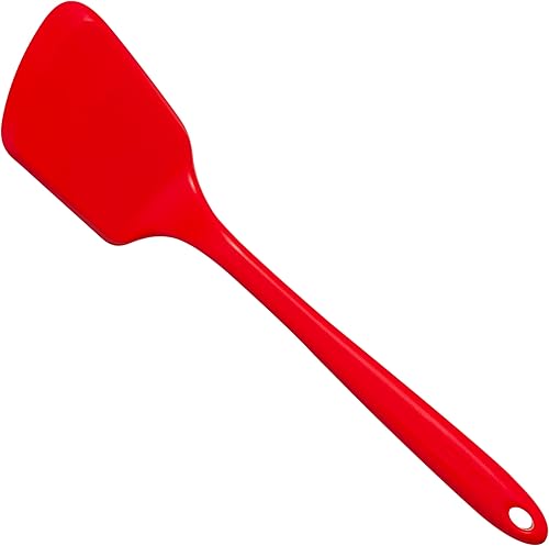 GIR Hazlo bien  Espátula de silicona prémium  12.6 x 3.0 x 0.7 pulgadas, diseño de una pieza sin costuras, antiadherente y resistente al calor,