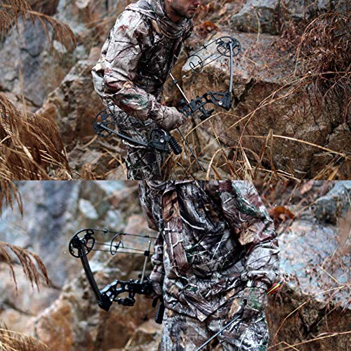 XGeek Compound Bow and Arrow kit, Hunting & Target Bow, with All Accessories, USA-Made Limbs, Draw Weight Adjustable 20-70 Lbs, Draw Length 17-29", 320 Fps Speed,for Hunter and Archery Enthusiast