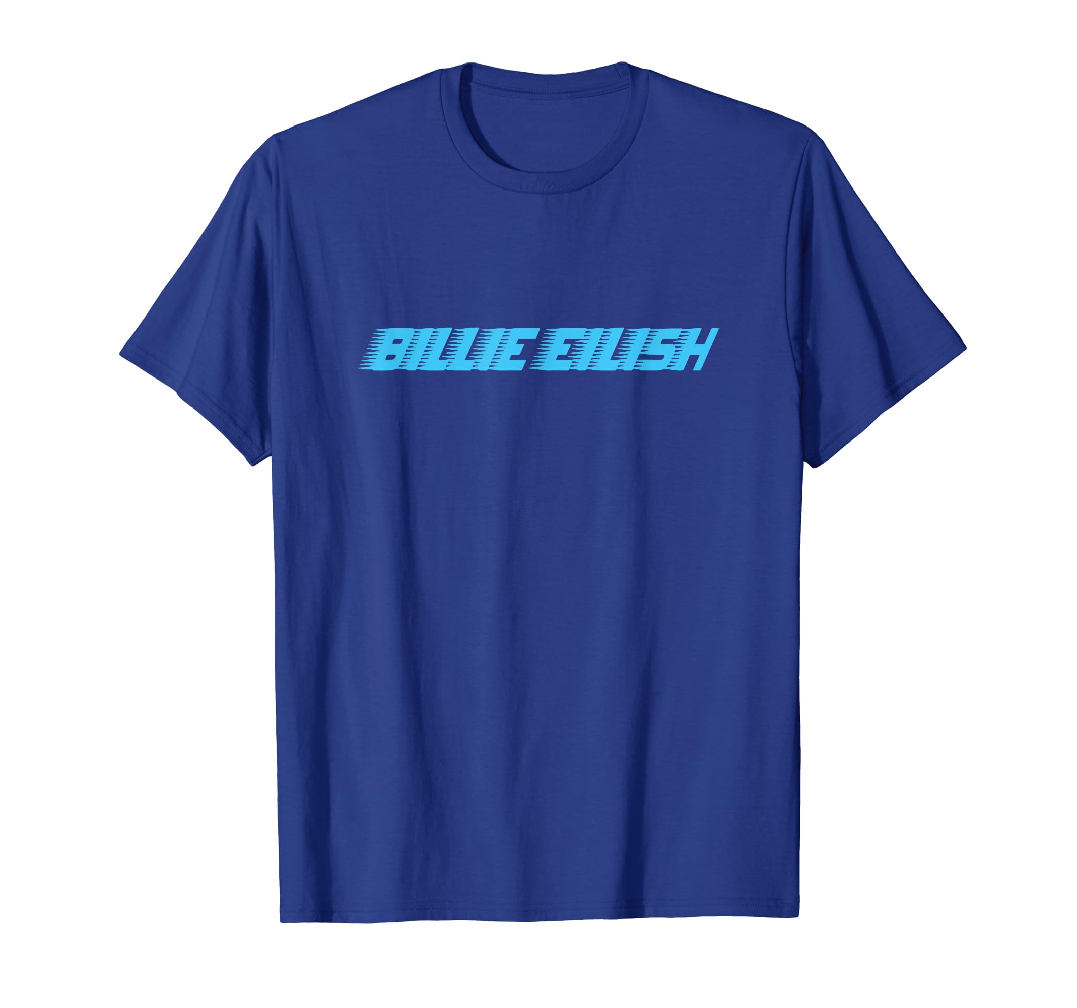 Billie Eilish Official Racer Logo Blue T-Shirt : Amazon.co.uk: Fashion