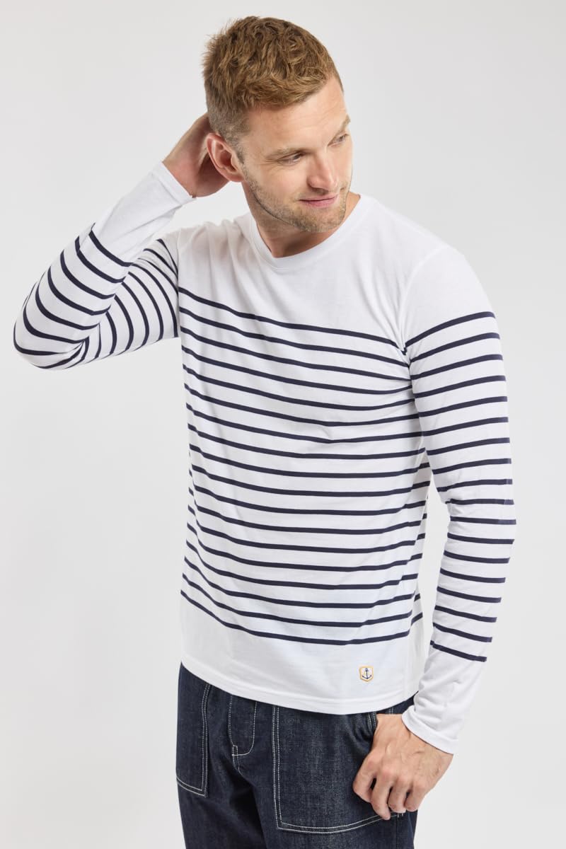 Armor Lux Top z długim rękawem Mężczyźni Marinière "Port-louis" Héritage Homme