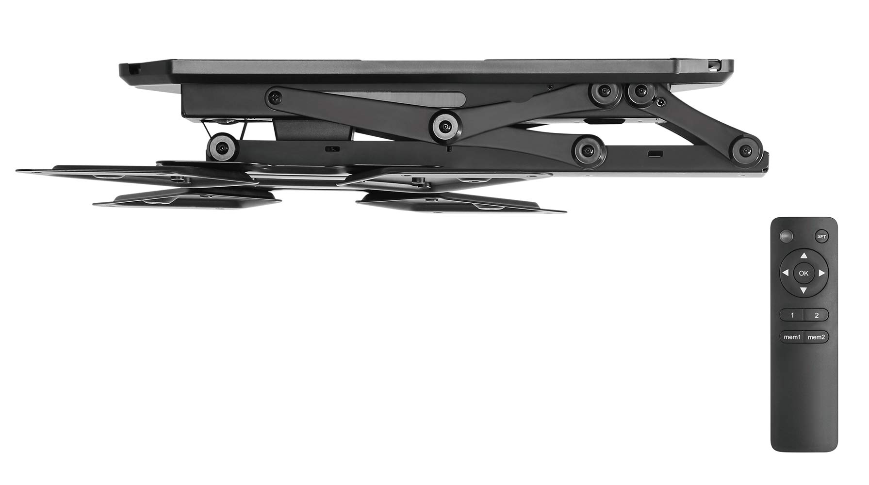 my Wall HL40ML Soporte de Techo Plegable motorizado con Mando a Distancia para TV 23-55 Pulgadas (58 cm - 140 cm), VESA 100 x 100, 200 x 200, 300 x 300, 400 x 200, 400 x 400