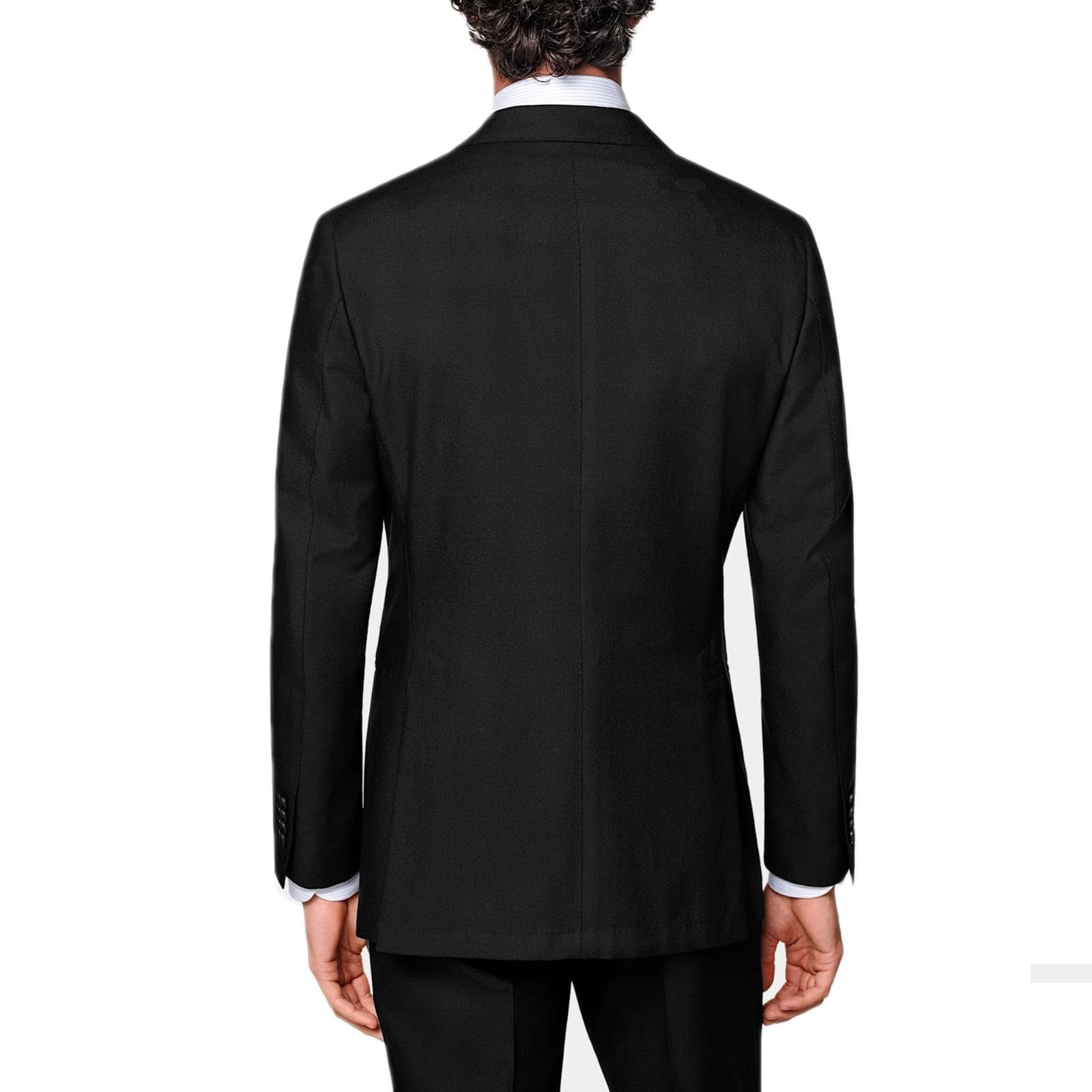 Abito da Uomo Cerimonia Elegante Doppiopetto Vestito Completo Sartoriale Doppio Petto Giacca e Pantalone Formale