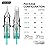 STIGMA Aquamarine Knight Disposable Tattoo Cartridge Needles Tattoo Cartridges Assorted Sizes 50pcs of Round Liner 12(1203RL 1205RL 1207RL 1209RL 1211RL) 0.3mm EN02B-50KIT-E