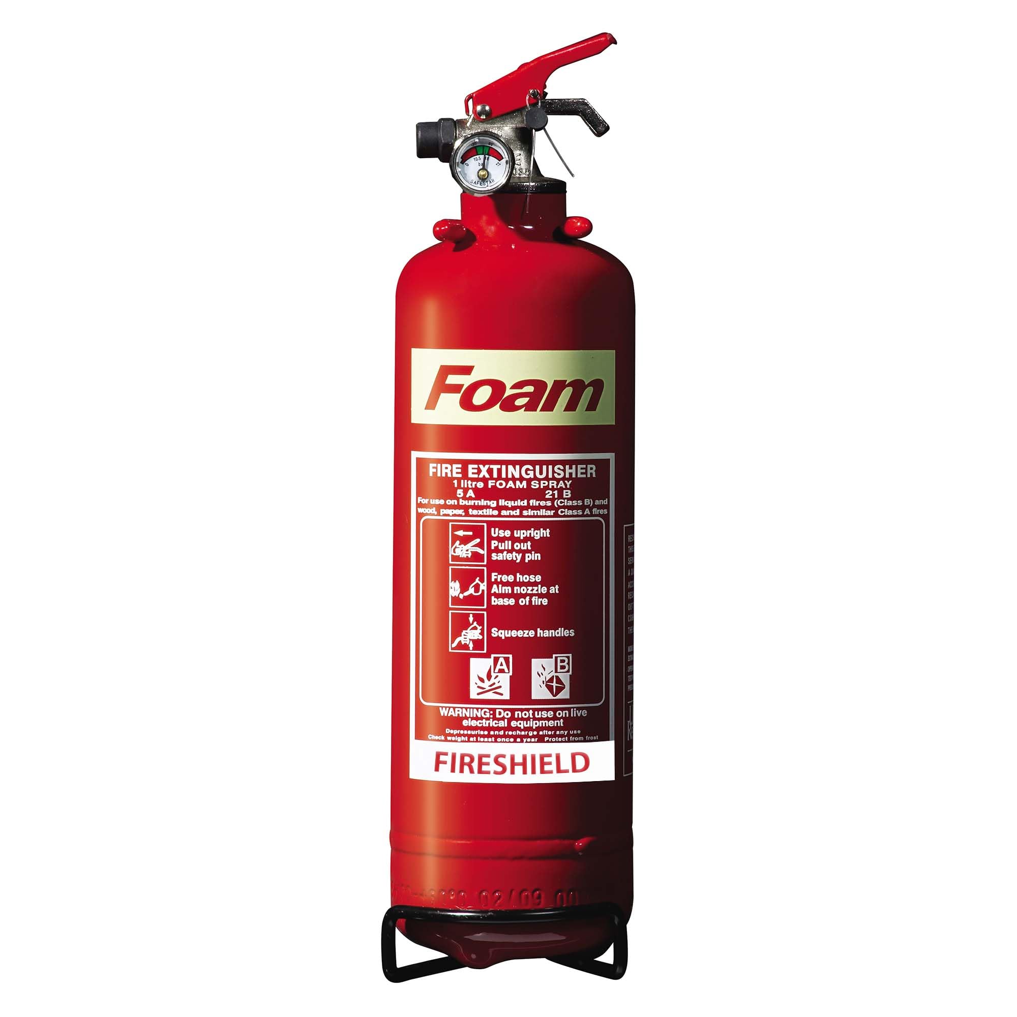 1ltr Foam Fire Extinguisher - AFFF - FireShield