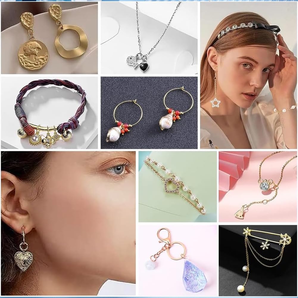 UNICRAFTALE About 1000Pcs 3mm Jump Rings 26 Gauge Stainless Steel Open Jump Rings Round Jump Rings Jewelry Accessories for DIY Bracelet Earring Jewelry Making, Necklace Repair - Image 6