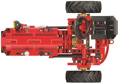 Miniatura 4 de Juego de tractor clásico Buidling, 112 de bloques de construcción de tractor de granja clásico, 302 piezas de modelos de tractor retro, regalos