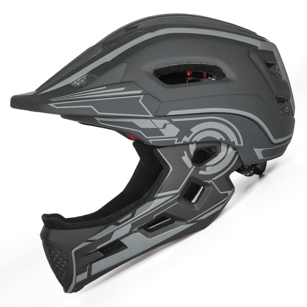 Fullface Kinderhelm MTB Fahrradhelm Helm für Radfahren Wozinsky Größe S 52-56 cm