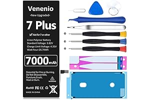 7000mAh Battery for iPhone 7 Plus 2024 Upgraded New 0 Cycle Ultra-High Capacity Battery Replacement