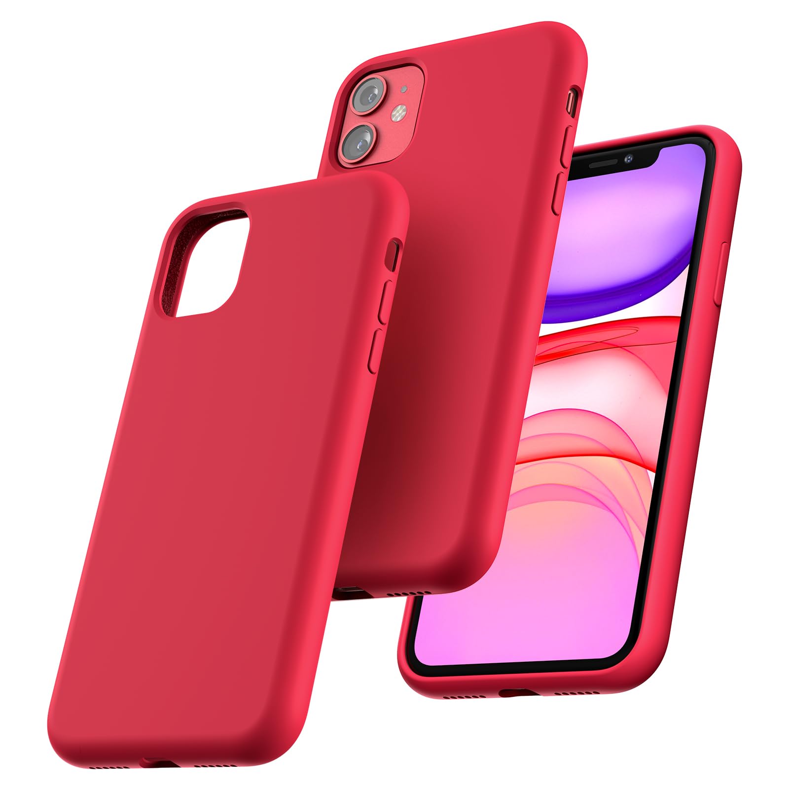 TOCOL 5 in 1 Cover iPhone 14, 2 Pellicola Vetro Temperato + 2 Pellicola Fotocamera, Custodia