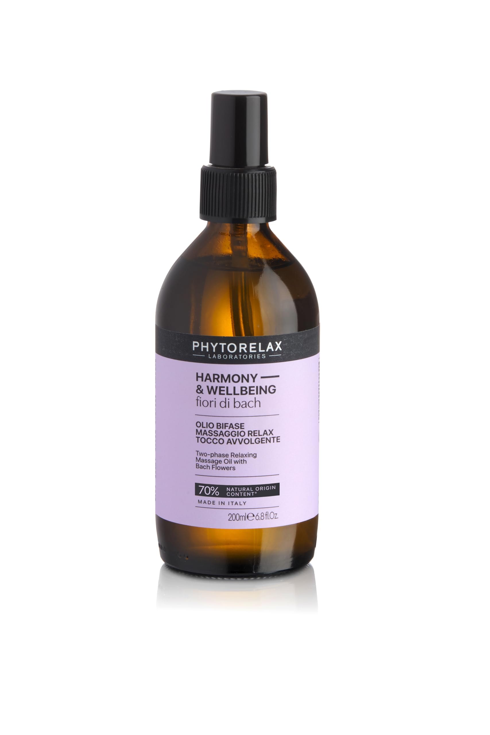 Phytorelax Bi-Phasel Body Massage Oil with Bach Flowers 200 ml