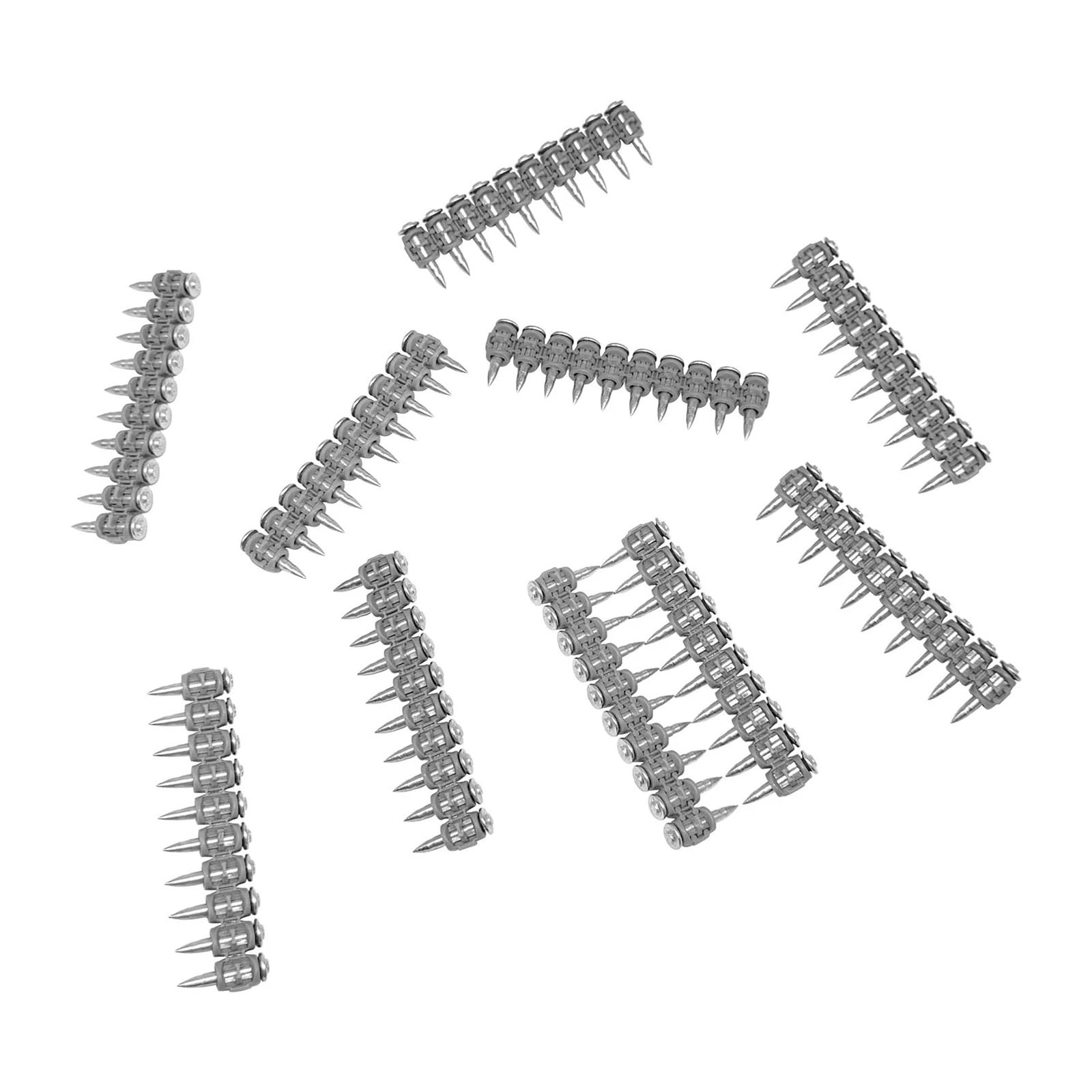 1000PCS 3.0mm Shank Steel Concrete Nails Compatible 19mm Size for Heavy Duty Construction Cement Board(19mm 1000PCS)