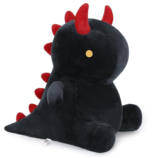 Ditucu Cute Dinosaur Plush Halloween Dino Stuffed Animals Plushies Toys Super Soft Dolls Birthday Gifts for Kids Girls