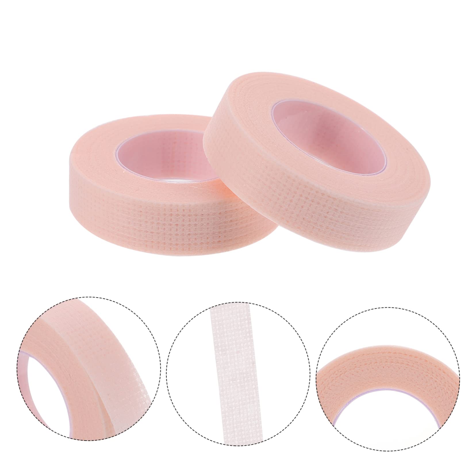 FOMIYES Multifunctional Lash Tapes Pink Breathable Gentle 6 Rolls for Eyelash Extensions