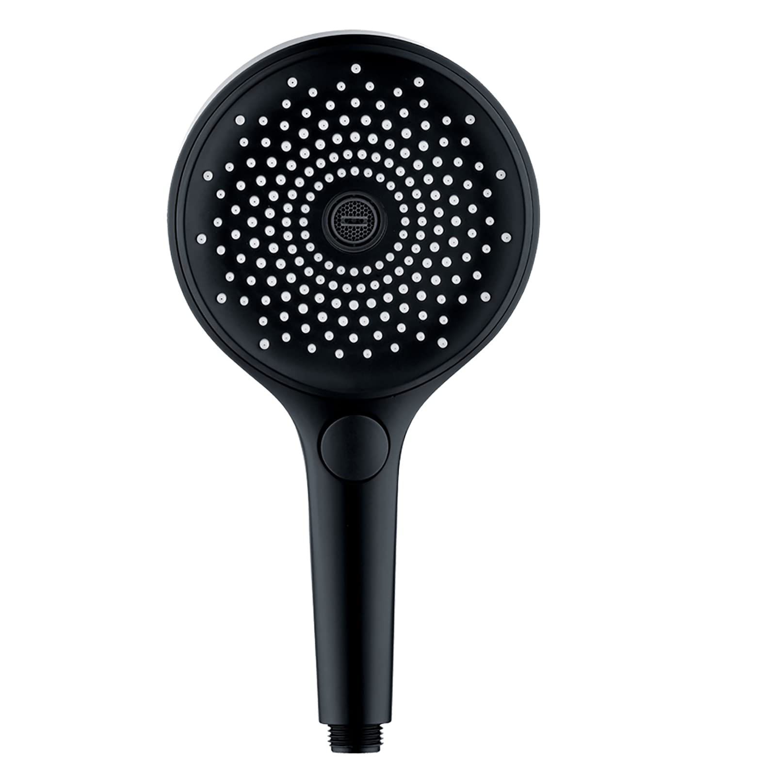 Alcachofa de Ducha, ABS Cabezal de Ducha Alta Presión Ahorro de Agua Cabezal de Ducha de Mano 3 Modos Universal Telefono Ducha con 1.5M Manquera Ducha, ABS Soporte de Ducha,Negro