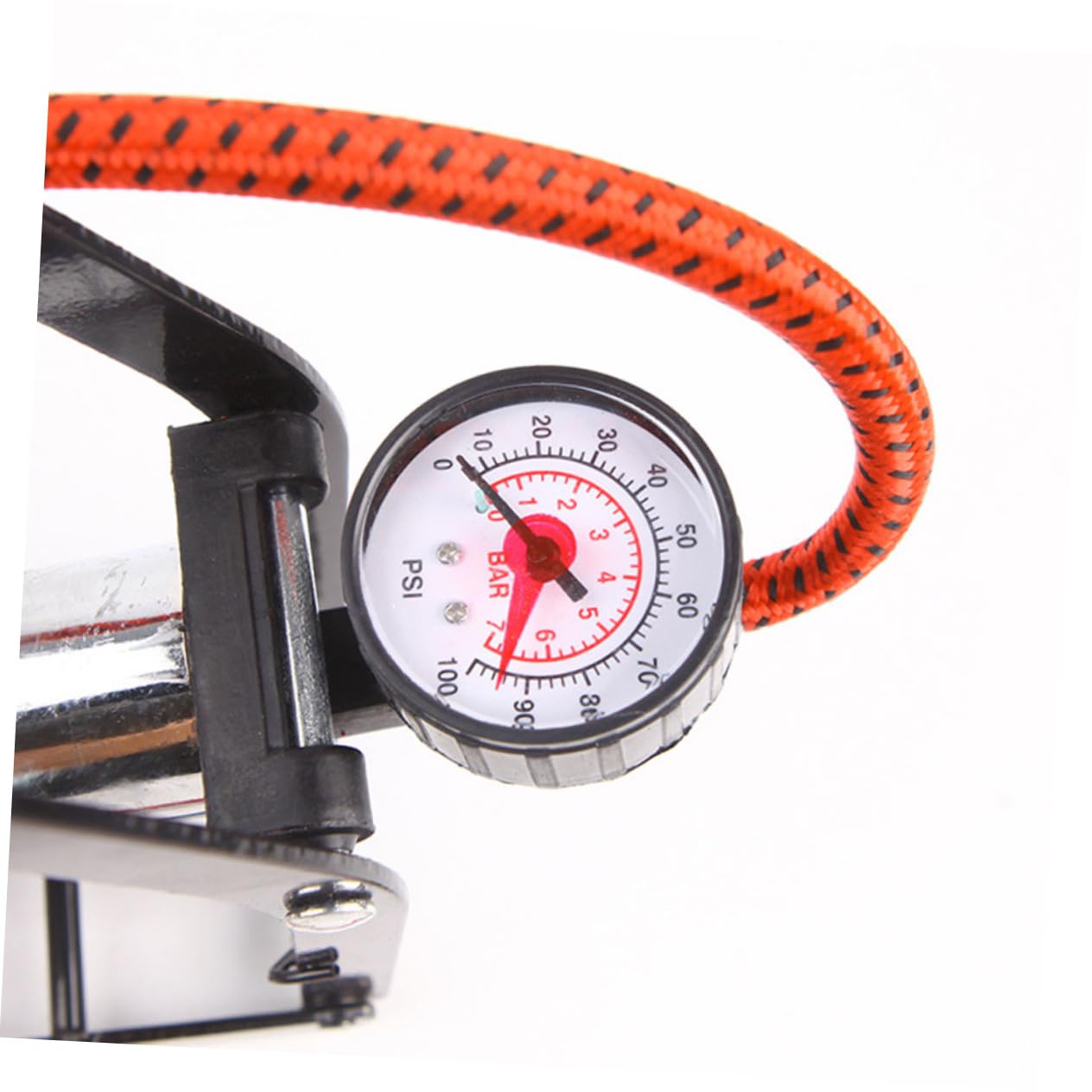 Hochdruck für aus Fußpumpe Manometer Fahrrad Metall und Auto