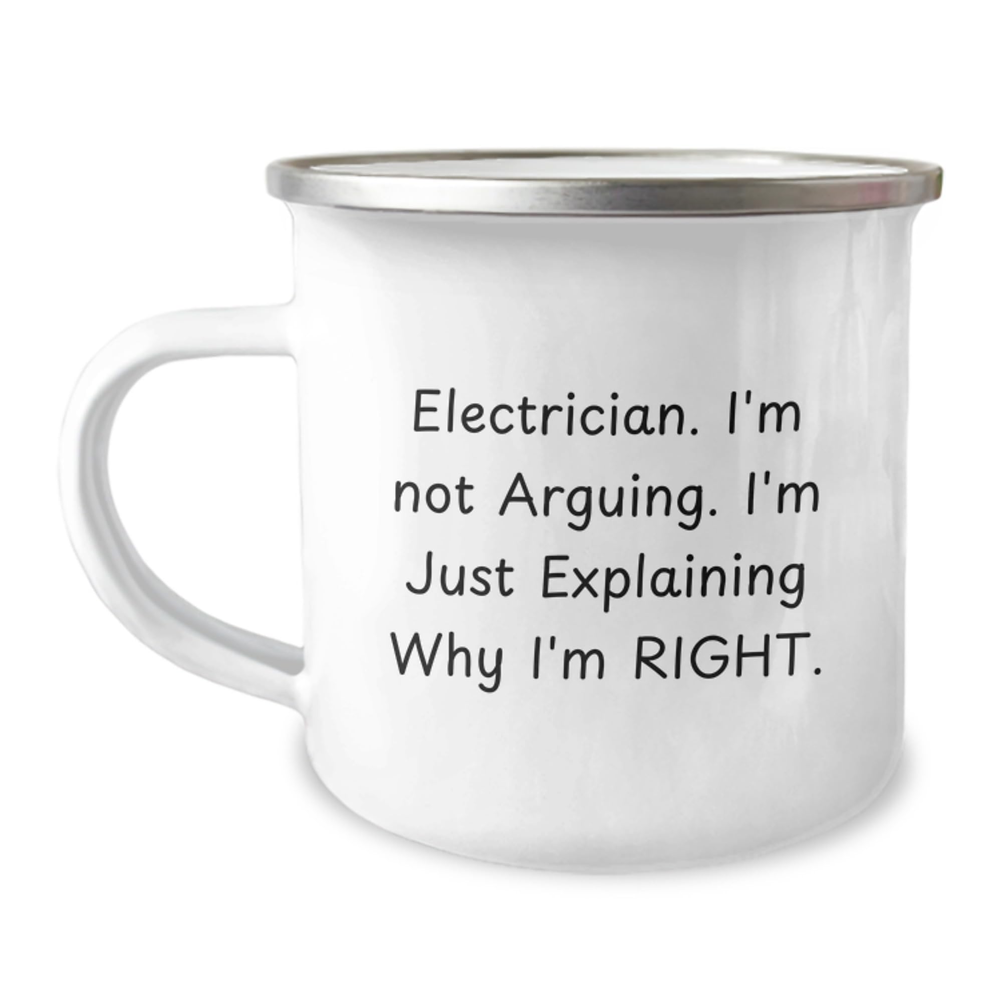 Electrician Humor Gifts from Friends to Electrician — funny ceramic mug from ShopProudGifts