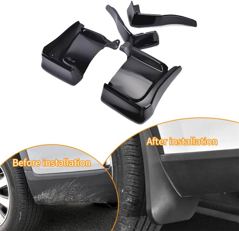 SureKit Car Custom Mud Flaps Splash Guards for Accord 4 Door 2013-2017 Fender Flares Mudflaps Mudguards Front and Rear Wheel 4Pcs