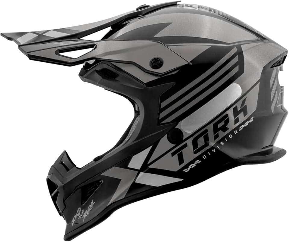 Capacete Motocross Pro Tork Fast Next Brilhante Grafite Tam. 58