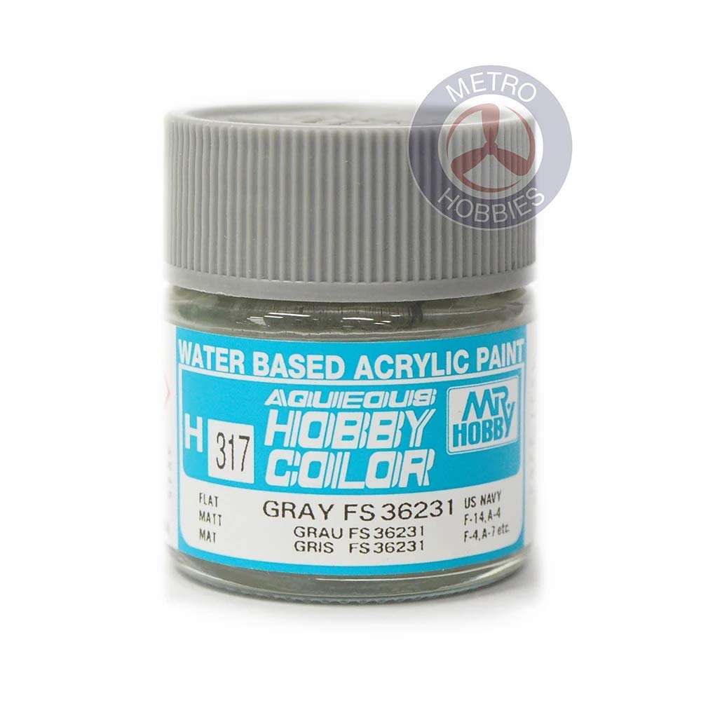 Mr Hobby / Gunze Sangyo 10ml Aqueous Hobby Gray # 317 : Amazon.ca