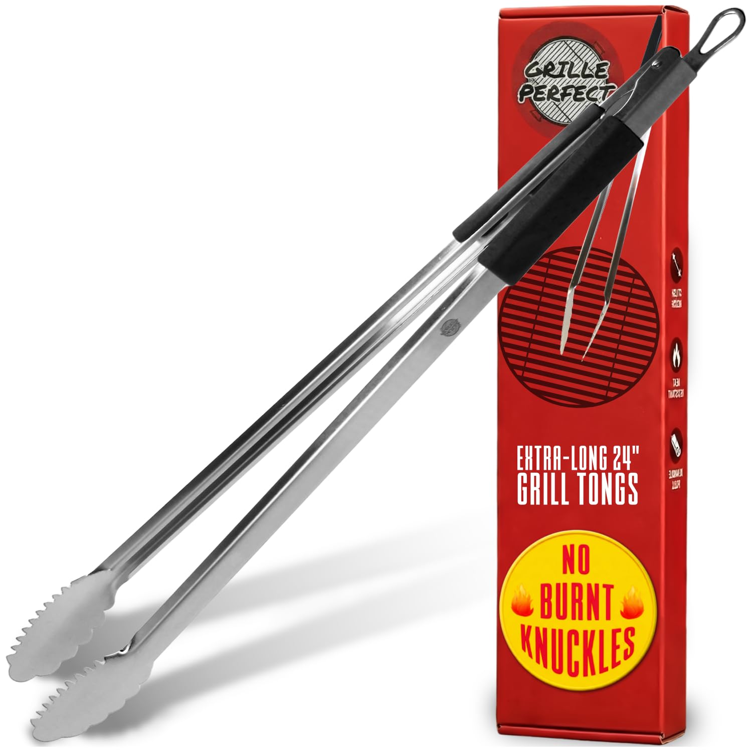 Grill Tongs 24-Inch Super Long