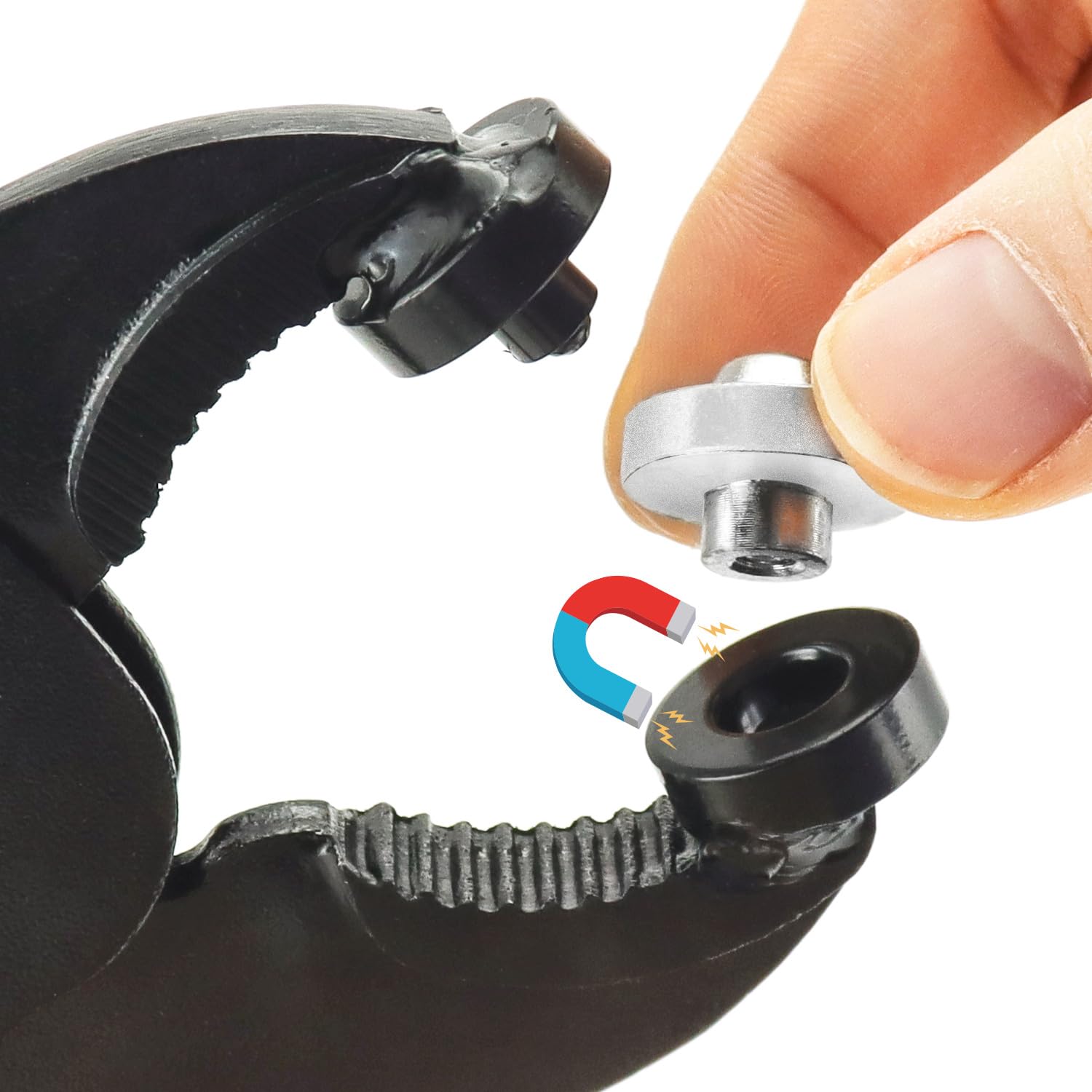 QWORK® 60 set bottoni a pressione con 3 matrici intercambiabili e pinza di fissaggio - per la riparazione di coperture per barche, tele, teloni