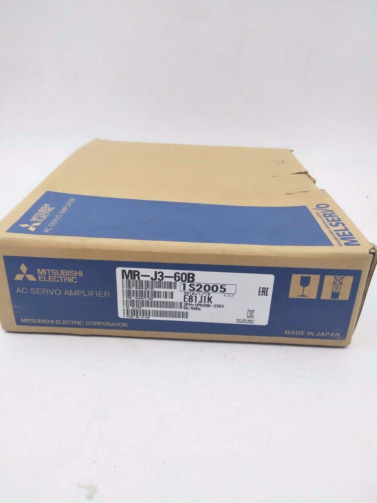 【中古】「非常に良い」（修理交換用 ）適用する MR-J3-60Bサーボドライバサーボアンプ MR-Jシリーズ MRJ360B Amazon.co.jp: 1個 新（修理交換用 ）適用する MR-J3-60B サーボ