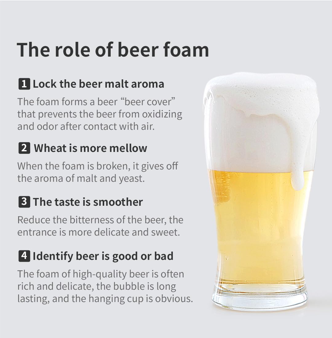 Grifo de cerveza para casa con vibración ultrasónica – Dispensador de cerveza en lata + espumador profesional para bebidas