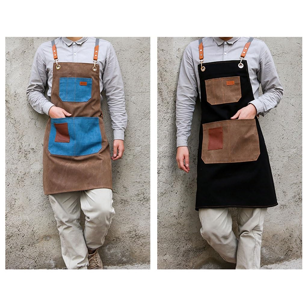 Grembiule da cuoco grembiule da barbiere personalizzato per uomini e donne ristorante barista tè al latte cottura manicure grembiule tuta grembiuli da cucina