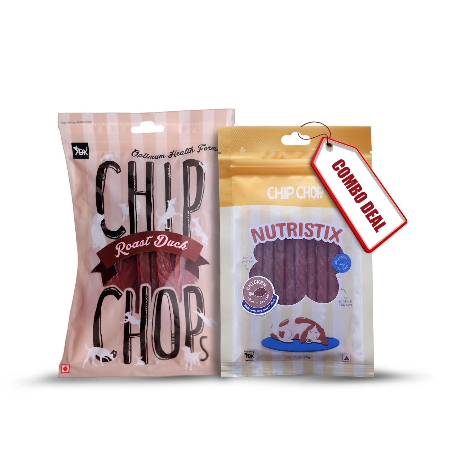 Combo of Chip Chops Roast Duck Strips Dog Treat, 1 Pack & Chip Chops Nutristix Chicken Flavour Dog Treat, 1 Pack (B0C89HCTZ4) Amazon Price History, Amazon Price Tracker